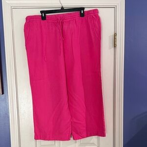 Charter Club Bright Pink Capris